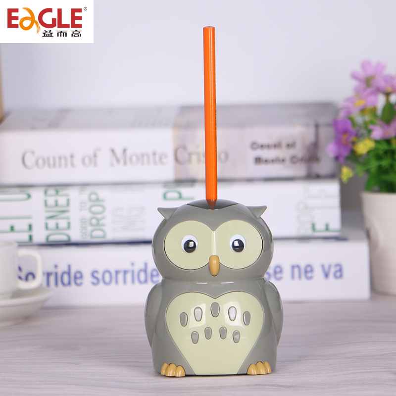 益而高 猫头鹰卡通削笔器
