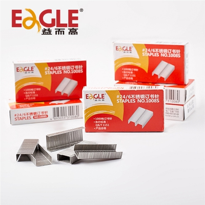 不锈钢24/6书针一盒1000钉