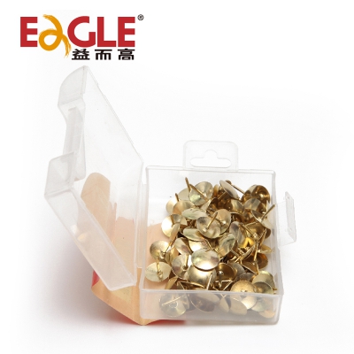 100粒金色图钉PP盒