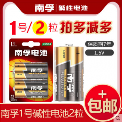 南孚1号2节电池
